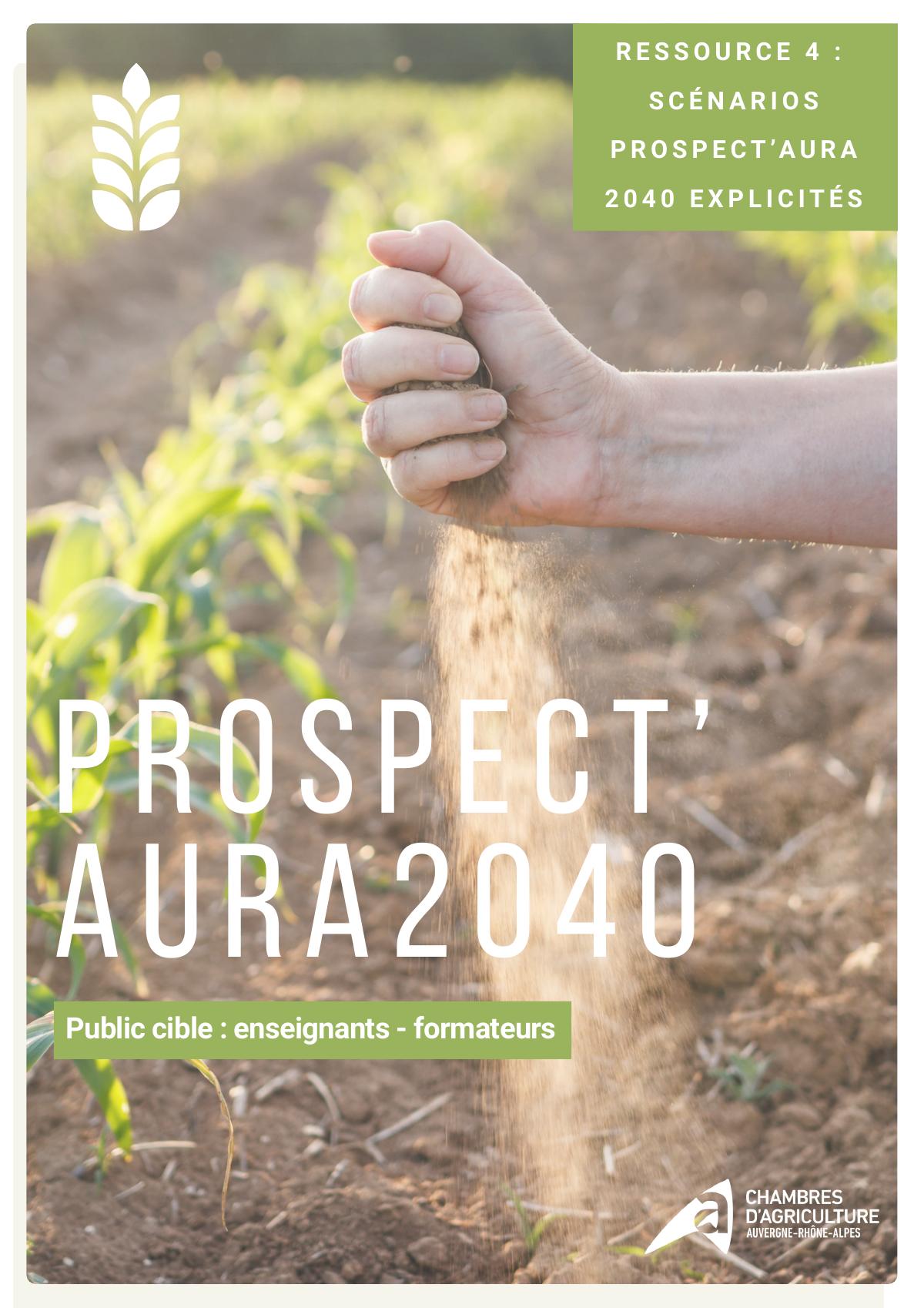 Page 1 de « Les scénarios Prospect'AURA 2040 explicités »